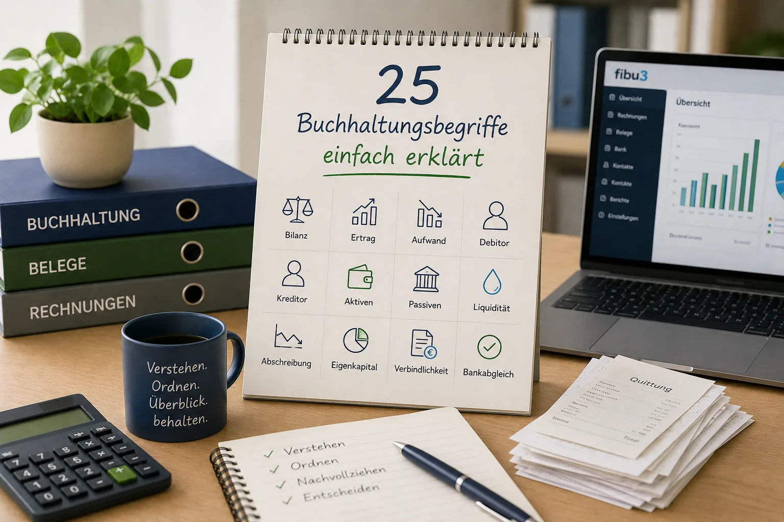Buchhaltungsbegriffe einfach erklärt: Das kleine Lexikon für Selbstständige und KMU