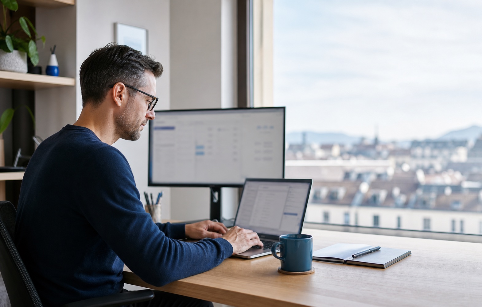 Illustrative example of a Swiss IT freelancer